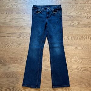 Zara Dark Blue Flare Women's Jeans